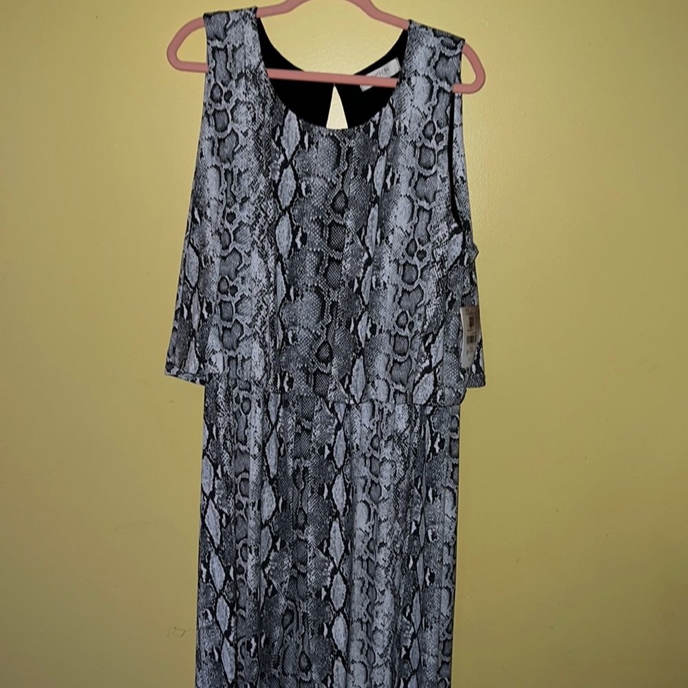 A Beautiful Soul Jumpsuit Wide Legs With Overlay Plus Size
